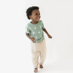 Hot Kyte Baby Toddler Basic Tee in Silly Goose