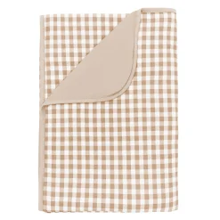 Sale Kyte Baby Toddler Blanket in 1.0 Gingham Bisque