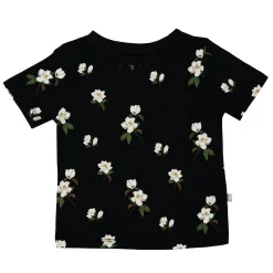 Clearance Kyte Baby Toddler Crew Neck Tee in Small Midnight Magnolia