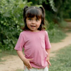 Online Kyte Baby Toddler Crew Neck Tee in Apple Blossom