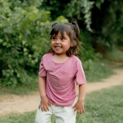 Online Kyte Baby Toddler Crew Neck Tee in Apple Blossom