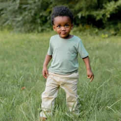 Sale Kyte Baby Toddler Crew Neck Tee in Thyme