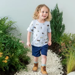 Sale Kyte Baby Toddler Crew Neck Tee in Yosemite