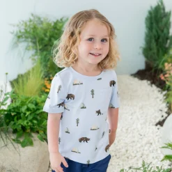 Sale Kyte Baby Toddler Crew Neck Tee in Yosemite