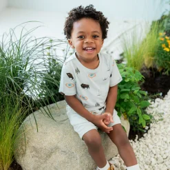 Sale Kyte Baby Toddler Crew Neck Tee in Yellowstone