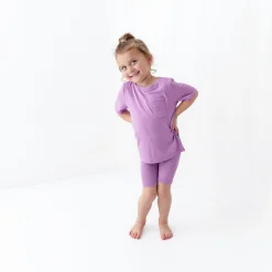 Hot Kyte Baby Toddler Crew Neck Tee in Poi