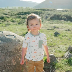 Sale Kyte Baby Toddler Crew Neck Tee in Road Trip