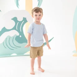 Kyte Baby Toddler Crew Neck Tee in Mist