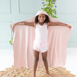Hot Kyte Baby Toddler Hooded Bath Towel in Blush