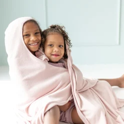 Hot Kyte Baby Toddler Hooded Bath Towel in Blush