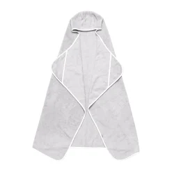 Best Kyte Baby Toddler Hooded Bath Towel in Storm with Cloud Trim