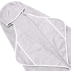 Best Kyte Baby Toddler Hooded Bath Towel in Storm with Cloud Trim