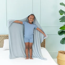 Best Kyte Baby Toddler Hooded Bath Towel in Fog