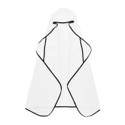 Sale Kyte Baby Toddler Hooded Bath Towel in Cloud with Midnight Trim