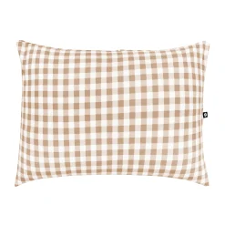 Discount Kyte Baby Toddler Pillowcase in Gingham Bisque