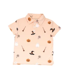 Clearance Kyte Baby Toddler Short Sleeve Polo in Bewitched