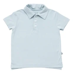 Online Kyte Baby Toddler Short Sleeve Polo in Fog