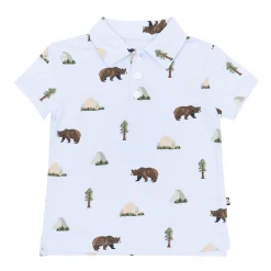 Outlet Kyte Baby Toddler Short Sleeve Polo in Yosemite