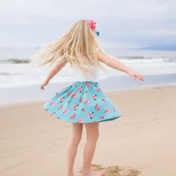 Hot Kyte Baby Toddler Skort in Hibiscus