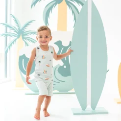New Kyte Baby Toddler Tank Top in Dew Surf