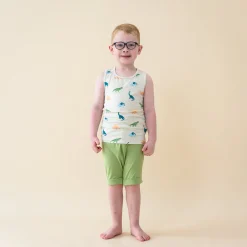Outlet Kyte Baby Toddler Tank Top in Ecru Roar