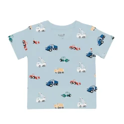 New Kyte Baby Toddler V-Neck Tee in Construction