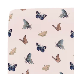 Discount Kyte Baby Twin Sheet in Blush Butterfly