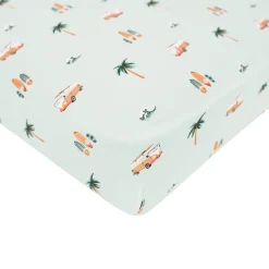 Sale Kyte Baby Twin Sheet in Dew Surf
