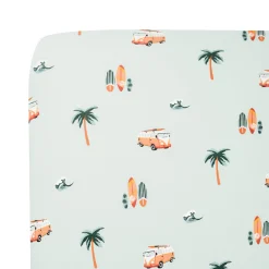 Sale Kyte Baby Twin Sheet in Dew Surf