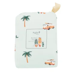 Sale Kyte Baby Twin Sheet in Dew Surf