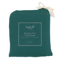 Kyte Baby Twin Sheet in Emerald