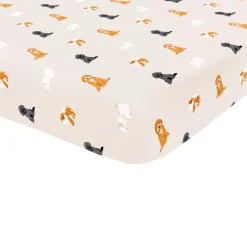 Clearance Kyte Baby Twin Sheet in Fluffy Dog