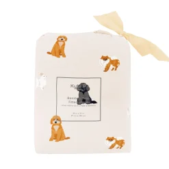 Clearance Kyte Baby Twin Sheet in Fluffy Dog