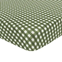 Kyte Baby Twin Sheet in Gingham Fir
