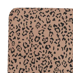 Kyte Baby Twin Sheet in Latte Leopard