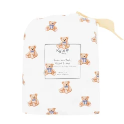 Sale Kyte Baby Twin Sheet in Teddy Bear