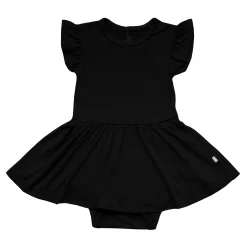 Best Kyte Baby Twirl Bodysuit Dress in Midnight