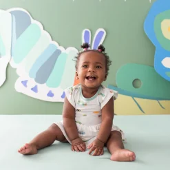 Kyte Baby Twirl Bodysuit Dress in The Very Hungry Caterpillar™ and Friends