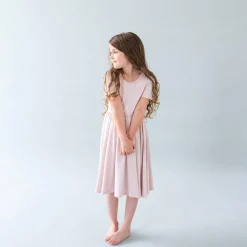 Best Kyte Baby Twirl Dress in Blush