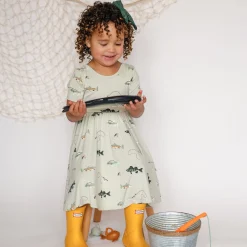 Kyte Baby Twirl Dress in Fishing