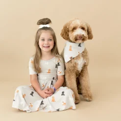 Sale Kyte Baby Twirl Dress in Fluffy Dog