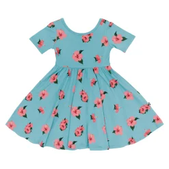 Kyte Baby Twirl Dress in Hibiscus