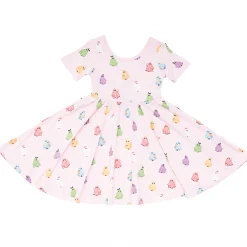 New Kyte Baby Twirl Dress in Pastel Ghost