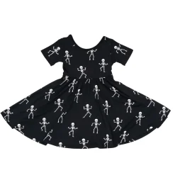 Kyte Baby Twirl Dress in Skeleton