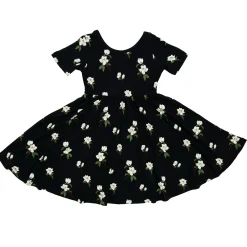 Best Kyte Baby Twirl Dress in Small Midnight Magnolia