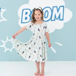Online Kyte Baby Twirl Dress in Superman™