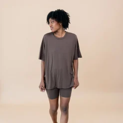 New Kyte Baby Women’s Biker Short Set in Espresso