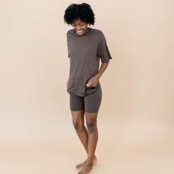 New Kyte Baby Women’s Biker Short Set in Espresso