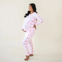 Kyte Baby Women's Jogger Pajama Set in Sakura Peony