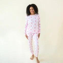 Kyte Baby Women's Jogger Pajama Set in Sakura Peony